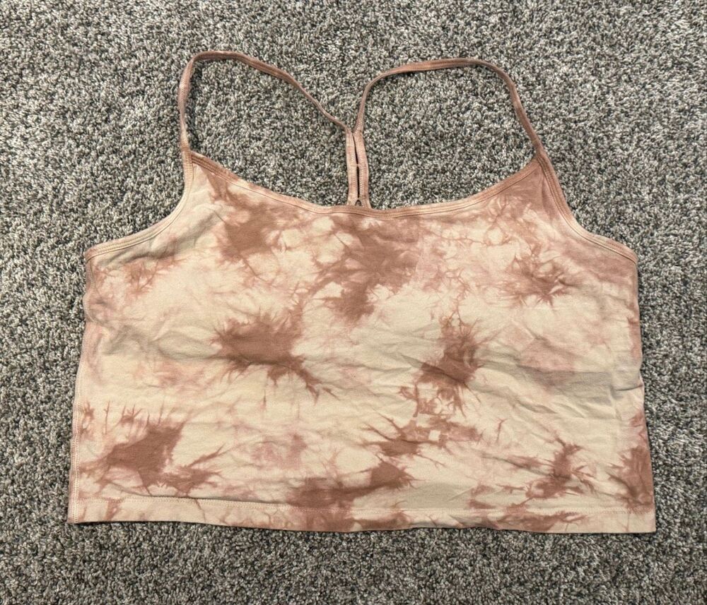 PINK crop top size XL